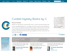 Tablet Screenshot of curatedmysterybooks.com